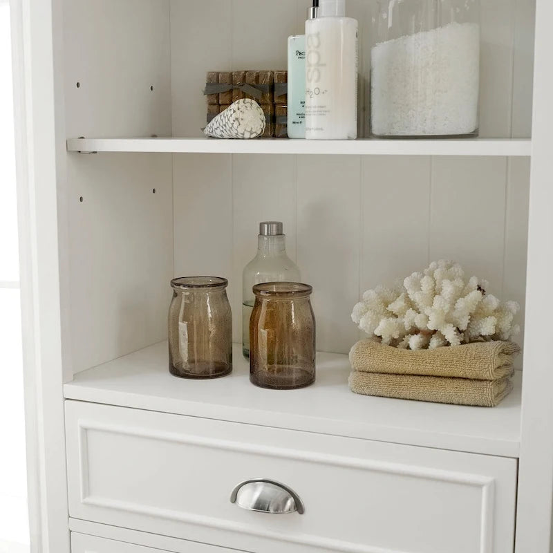 Lydia Tall Cabinet in White