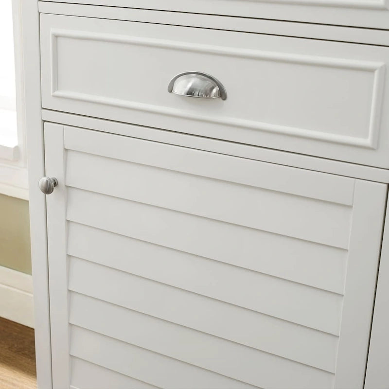 Lydia Tall Cabinet in White