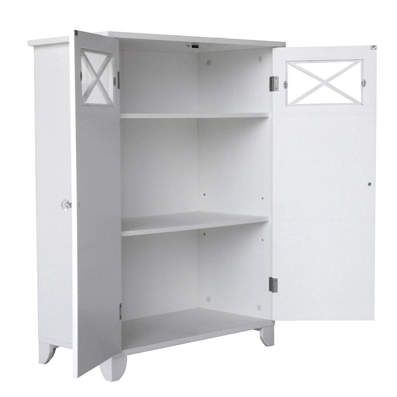 Teamson Home Dawson Freestanding Two-Door Floor Accent Cabinet