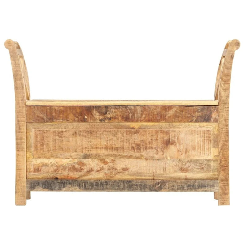 vidaXL Hall Bench 40.6x13x28.3 Solid Mango Wood
