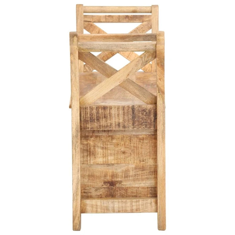 vidaXL Hall Bench 40.6x13x28.3 Solid Mango Wood