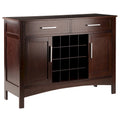 Gordon Buffet Cabinet, Cappuccino - 43.7W x 16.1D x 32.2H