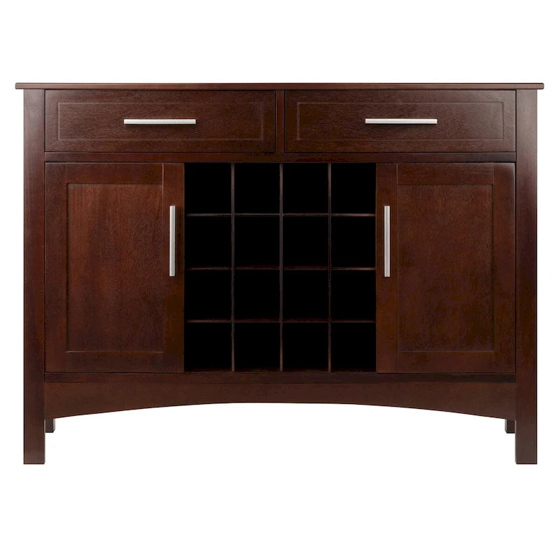 Gordon Buffet Cabinet, Cappuccino - 43.7W x 16.1D x 32.2H