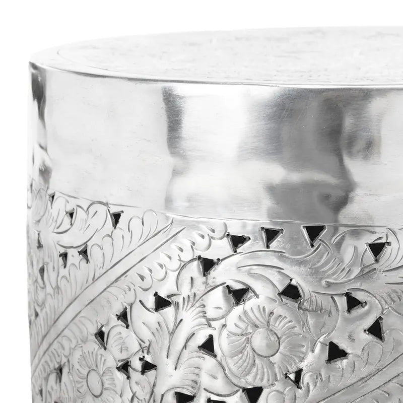 SAFAVIEH Dianna End Table - Silver - 15 x 15 x 19 - 15Wx15Dx19H