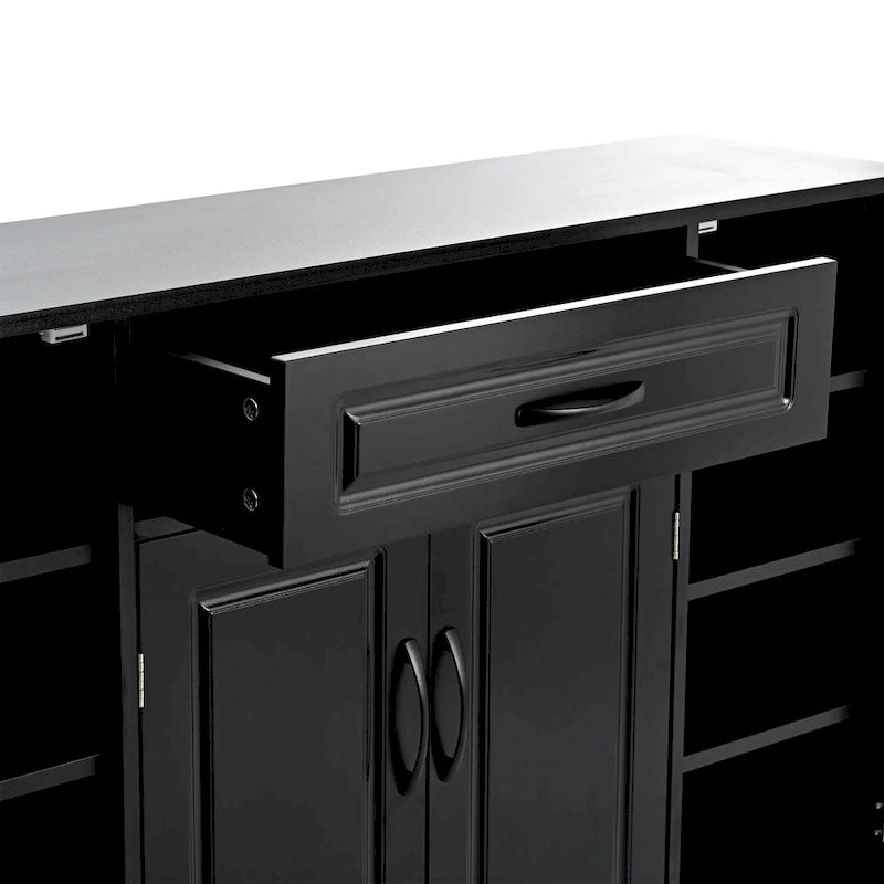 Modern Shoe Cabinet with Adjustable Shelves