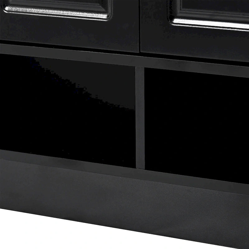 Modern Shoe Cabinet with Adjustable Shelves