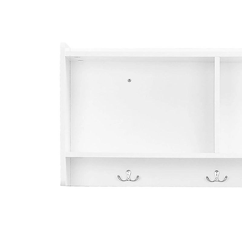 2-Peice Storage Set with Shoe Storage Cabinet and Wall-Mounted Storage Cabinet