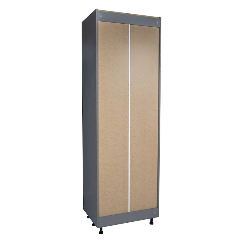 24 x 90 Utility Cabinet-Four Door-Grey - 24 x 90 x 23 3/8