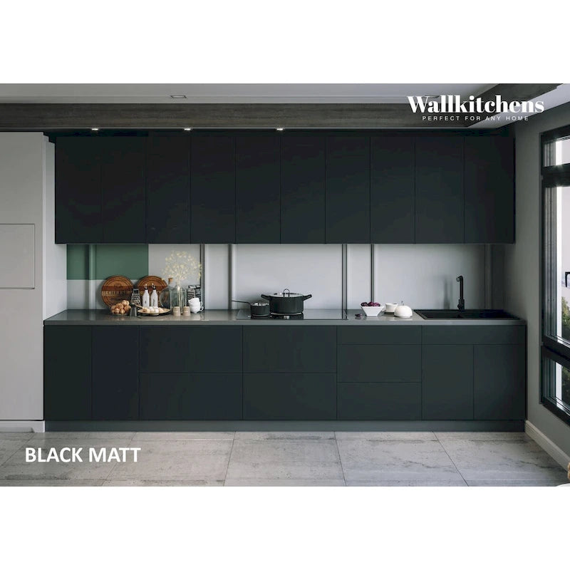 Kitchen Signature Collection Black Color Base Size 13Ft Wide - 153x24