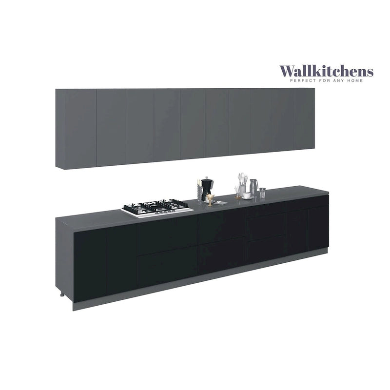 Kitchen Signature Collection Black Color Base Size 13Ft Wide - 153x24