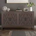 4 Door Wooden Twill Sideboard