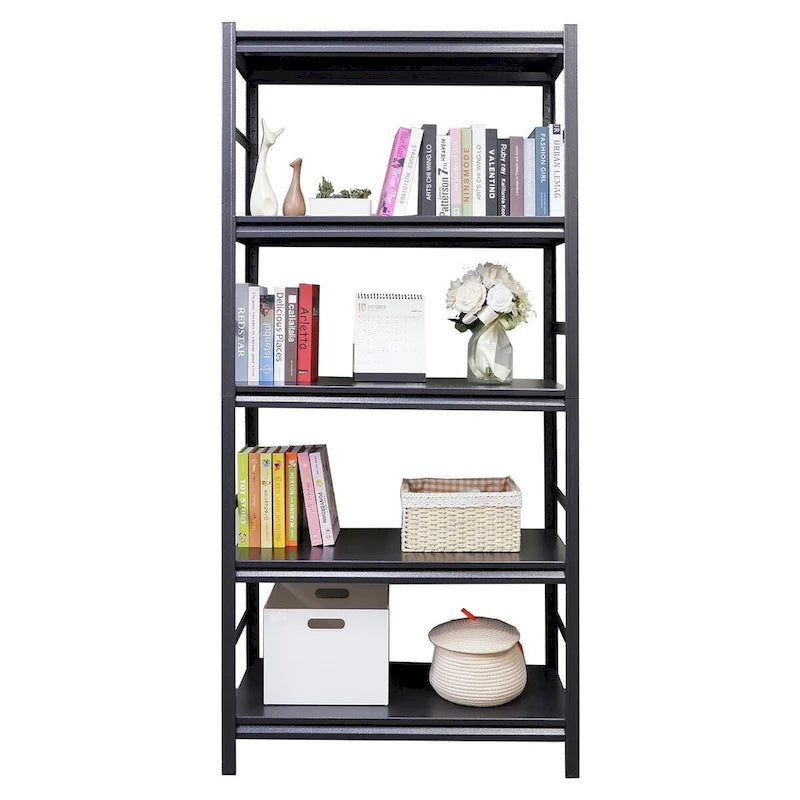 Storage Shelves 5 Tier Heavy Duty Metal Shelving Unit Adjustable Shelving Units and Storage Rack Kitchen Garage Shelf