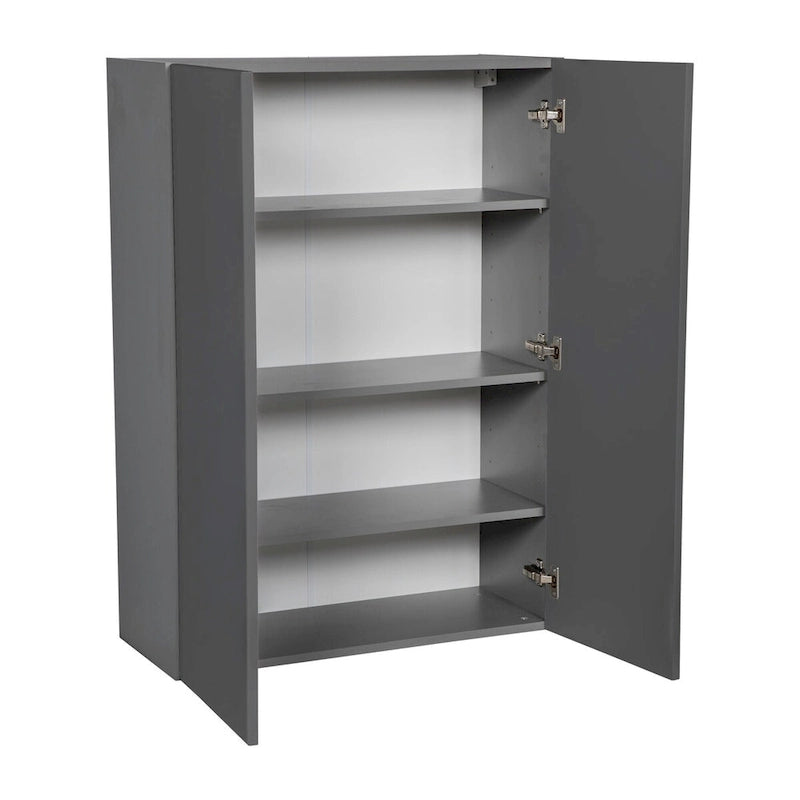 27 x 42 Wall Cabinet-Double Door-Grey - 27 x 42 x 12