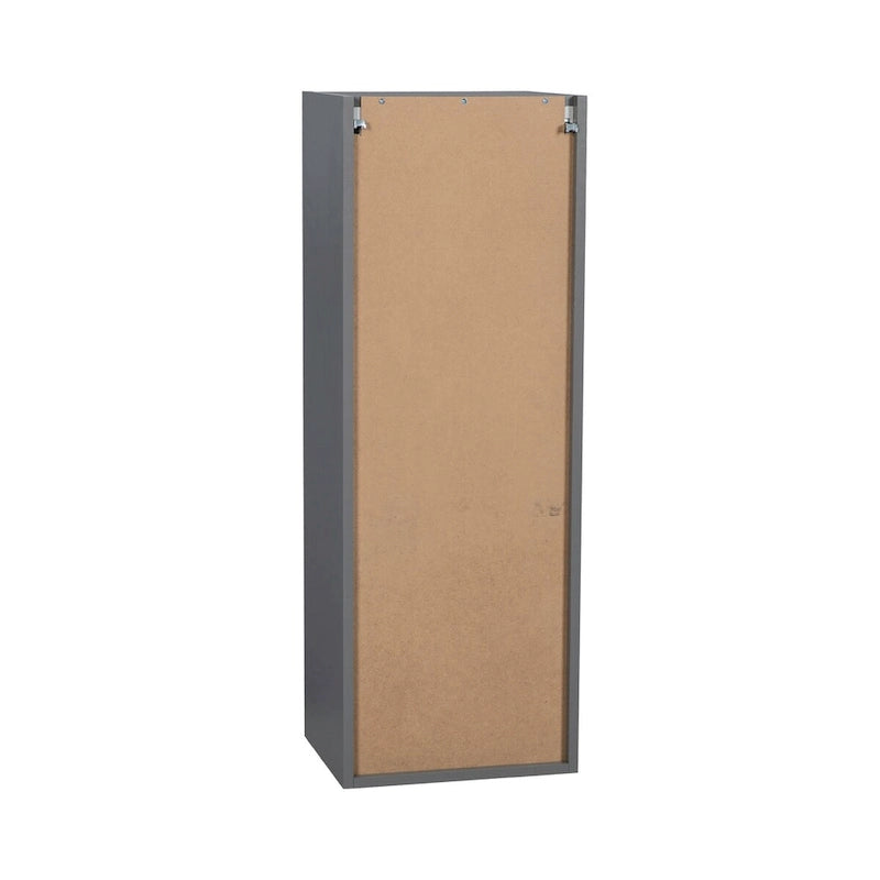 12 x 42 Wall Cabinet-Single Door-Grey - 12 x 42 x 12