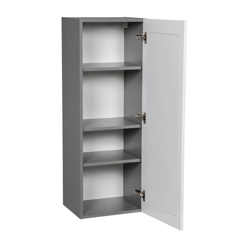 12 x 42 Wall Cabinet-Single Door-Grey - 12 x 42 x 12