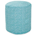Majestic Home Goods South West Indoor / Outdoor Ottoman Pouf 16 L x 16 W x 17 H