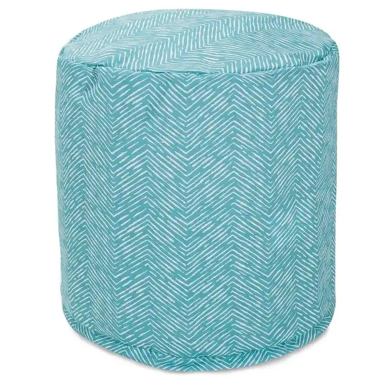 Majestic Home Goods South West Indoor / Outdoor Ottoman Pouf 16 L x 16 W x 17 H