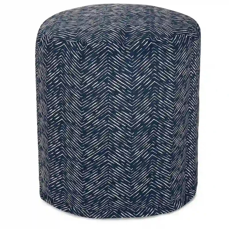 Majestic Home Goods South West Indoor / Outdoor Ottoman Pouf 16 L x 16 W x 17 H