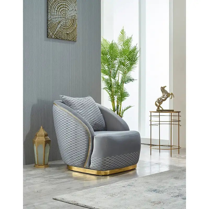 Ellie 2-piece Living room Set Pillow Back