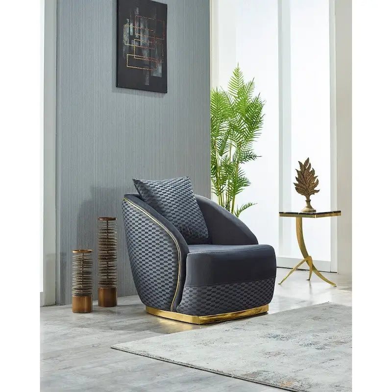 Ellie 2-piece Living room Set Pillow Back
