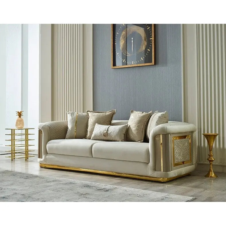 Ellie 2-piece Living room Set Pillow Back