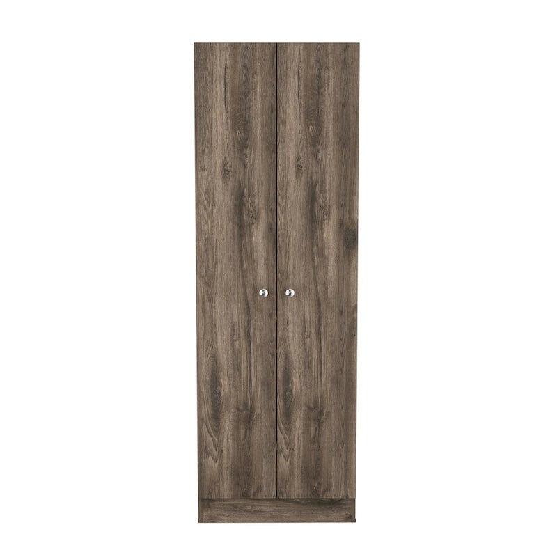 Multistorage Pantry Cabinet, Five Shelves, Double Door Cabinet