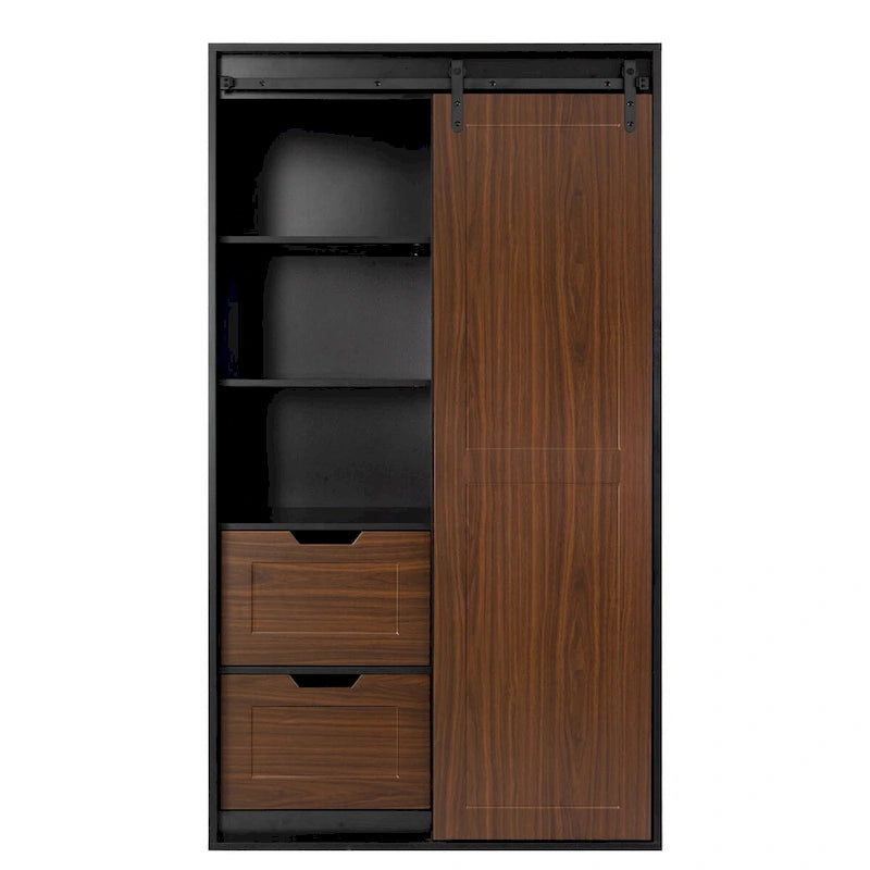 71-inch closets,large closets laundry cabinets,Plastic suction process,farm slide barndoors,save open space,brand hardware