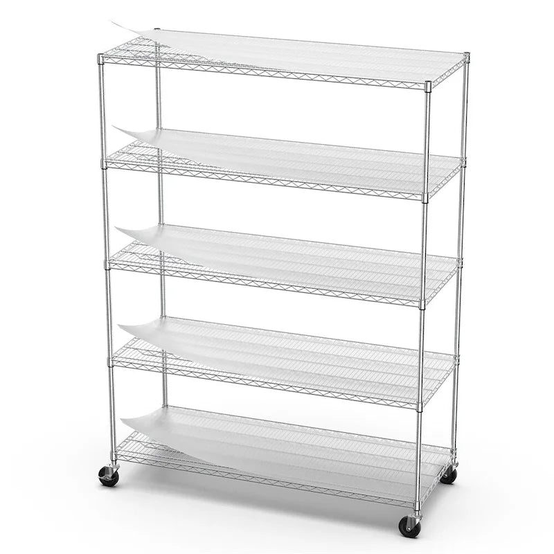 5 Tier 7500lbs Heavy Duty Adjustable Storage Rack Metal Shelf