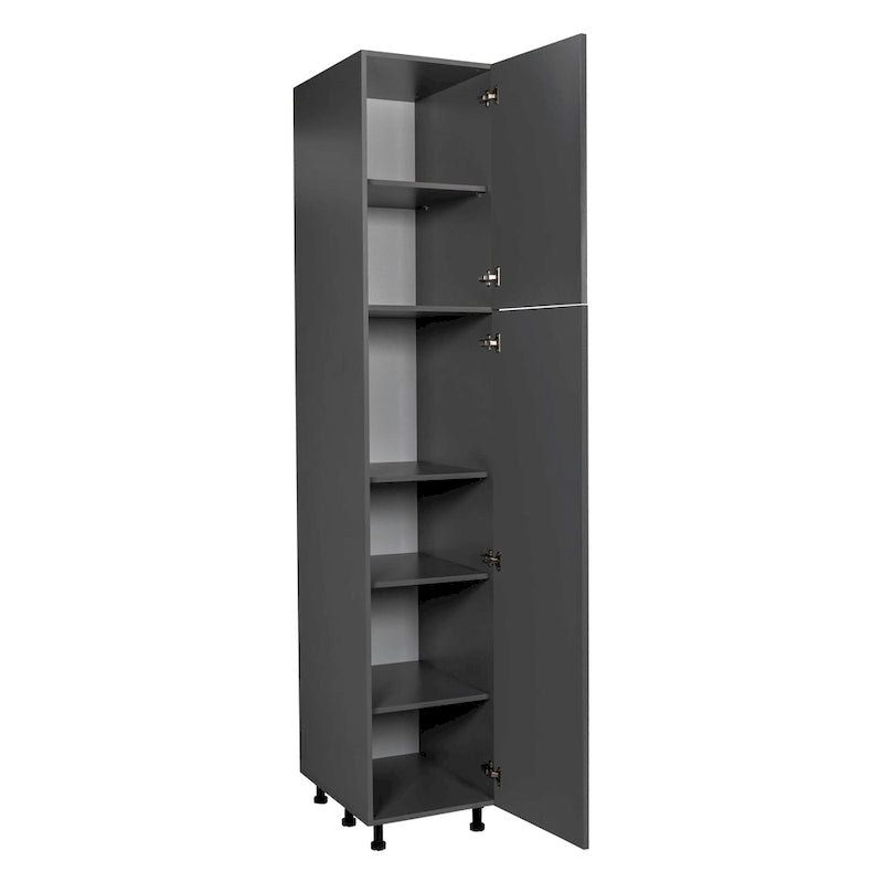 18 x 84 Utility Cabinet-Double Door-Grey - 18 x 84 x 23 3/8