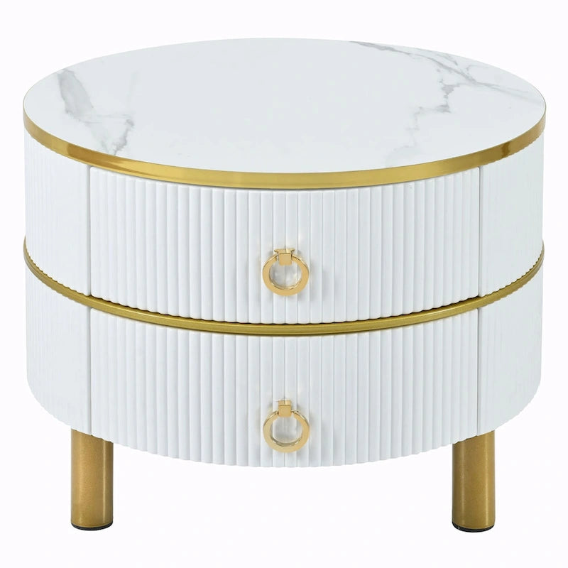 Nesting Coffee Table Set with 2 Drawers