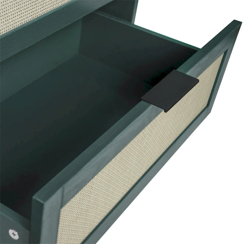 GEITIN 3 Drawers Storage Cabinet with Wood Legs