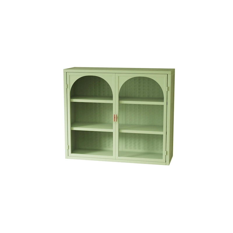 27.56Glass Doors Modern Two-door Wall Cabinet