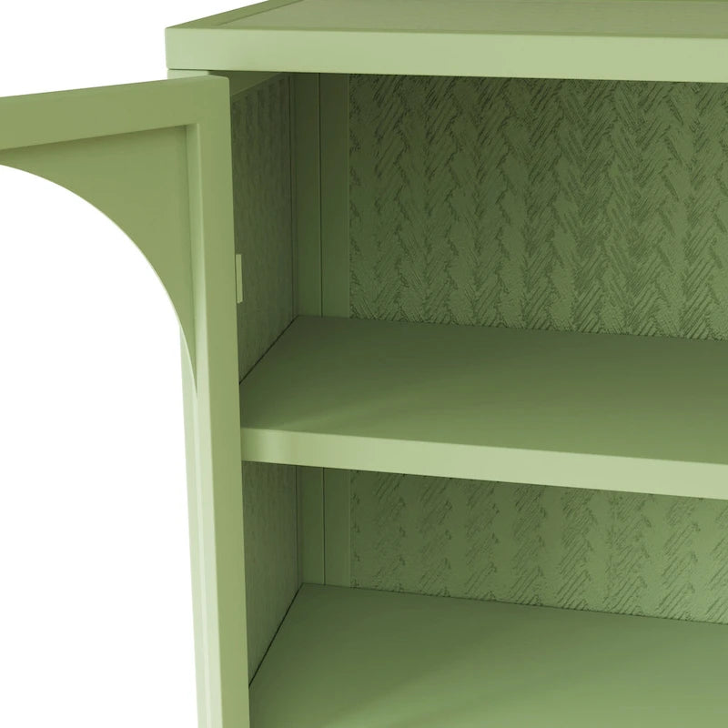 27.56Glass Doors Modern Two-door Wall Cabinet