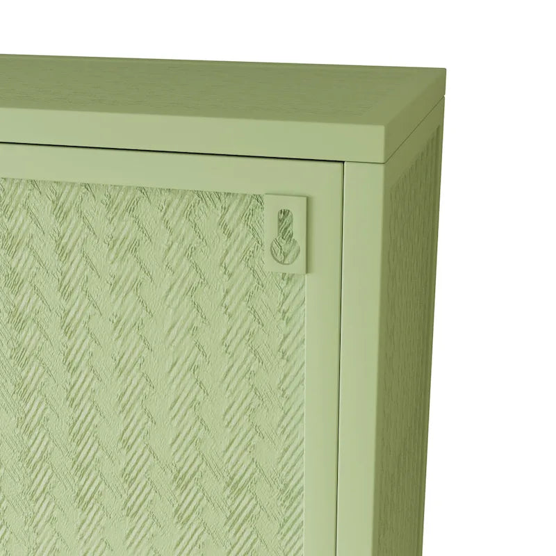 27.56Glass Doors Modern Two-door Wall Cabinet