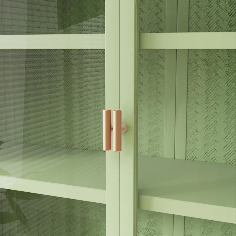 27.56Glass Doors Modern Two-door Wall Cabinet