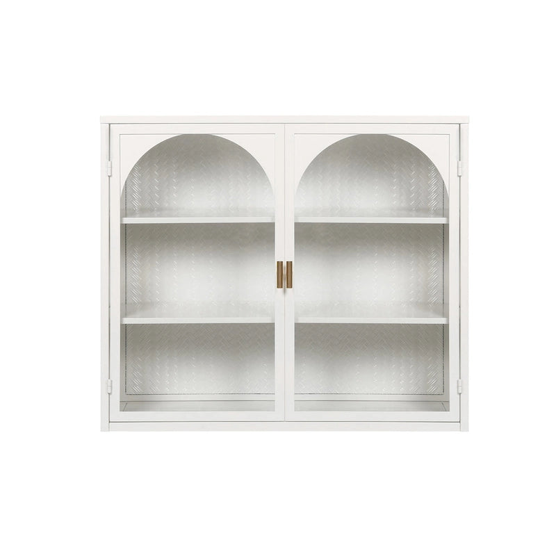 27.56Glass Doors Modern Two-door Wall Cabinet