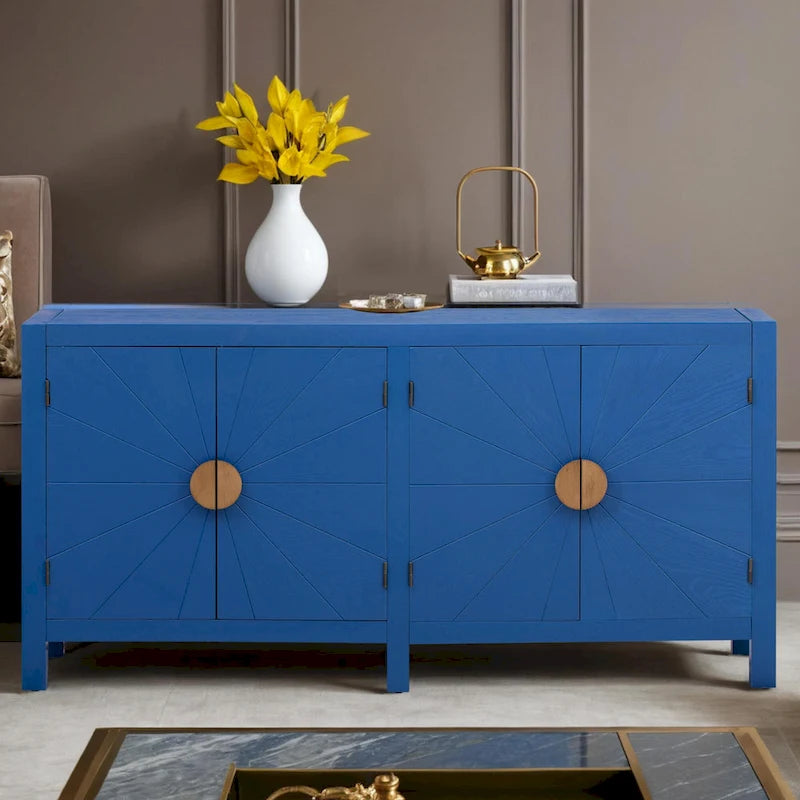 Unique Features of Ash Veneer Cabinet with Radiating Line Pattern Cabinet Doors, Suitable for Living Rooms, Corridors