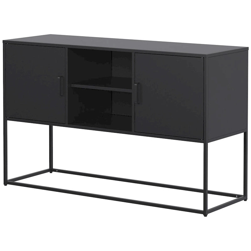Sideboard buffet - Adjustable feet, anti-tilt device,elegant handle,silent magnetic closure and eco-friendly finish