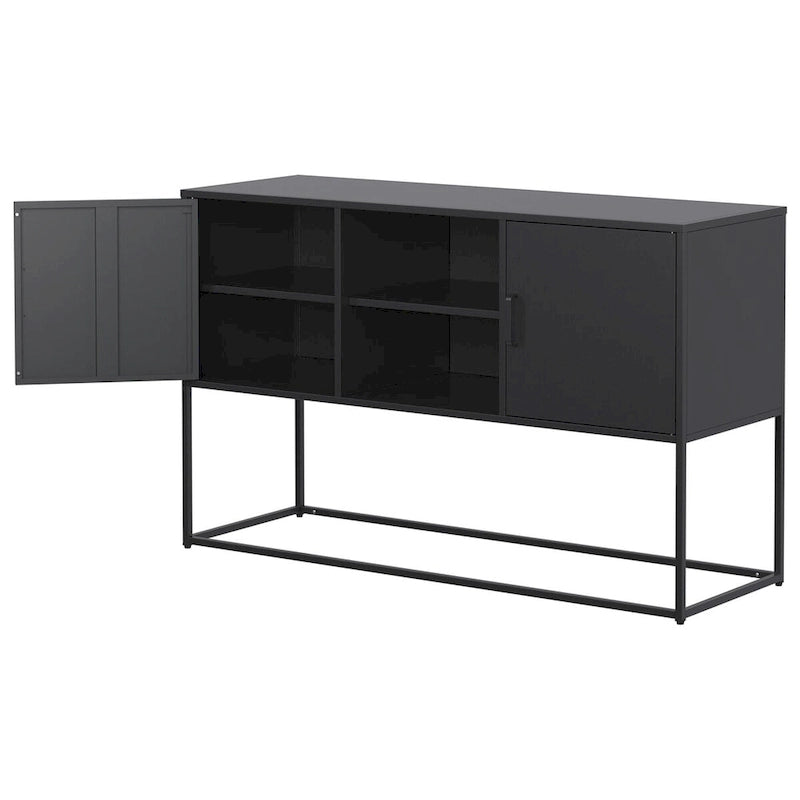 Sideboard buffet - Adjustable feet, anti-tilt device,elegant handle,silent magnetic closure and eco-friendly finish
