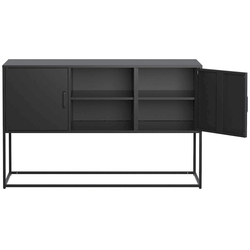 Sideboard buffet - Adjustable feet, anti-tilt device,elegant handle,silent magnetic closure and eco-friendly finish