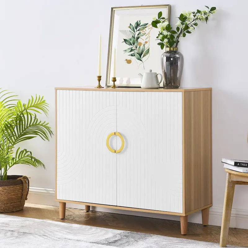 Comfortable Modern Storage Cabinet with Adjustable Shelves
