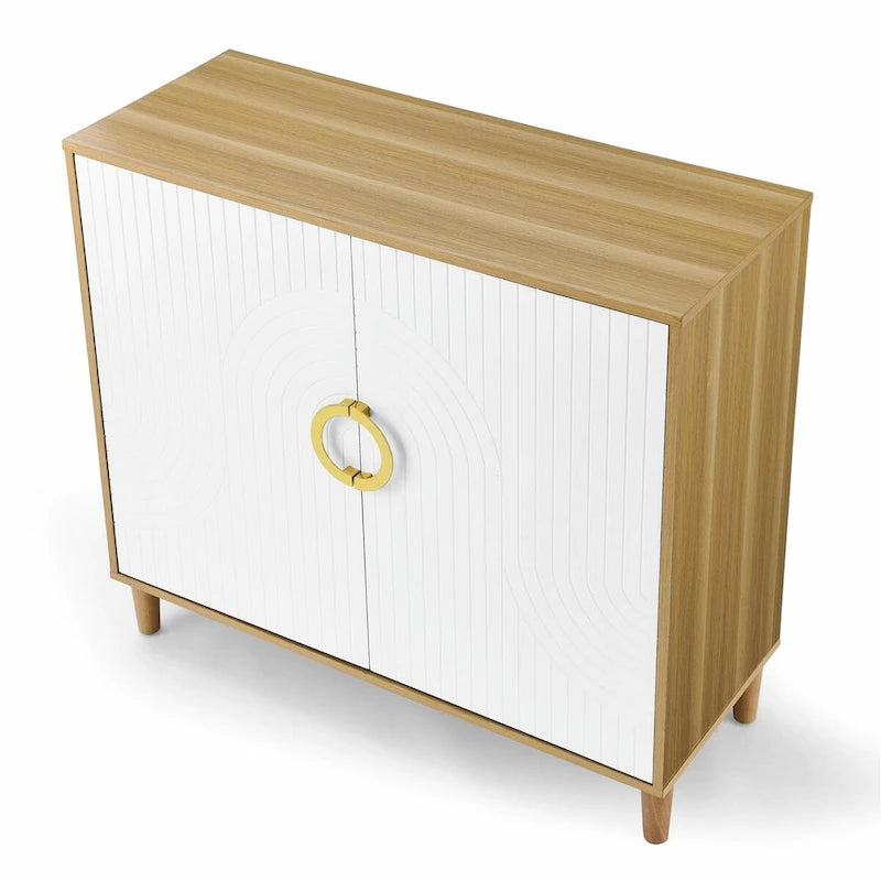 Comfortable Modern Storage Cabinet with Adjustable Shelves