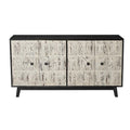 59.84 4 Doors Vintage Sideboard ,Freestanding Sideboard Storage Cabinet