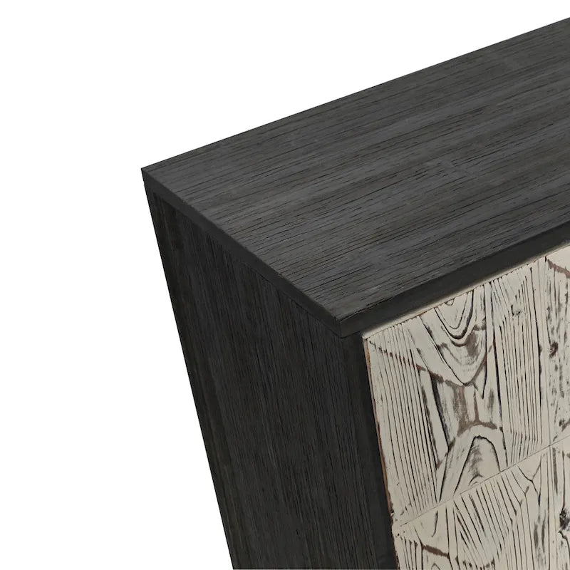 59.84 4 Doors Vintage Sideboard ,Freestanding Sideboard Storage Cabinet