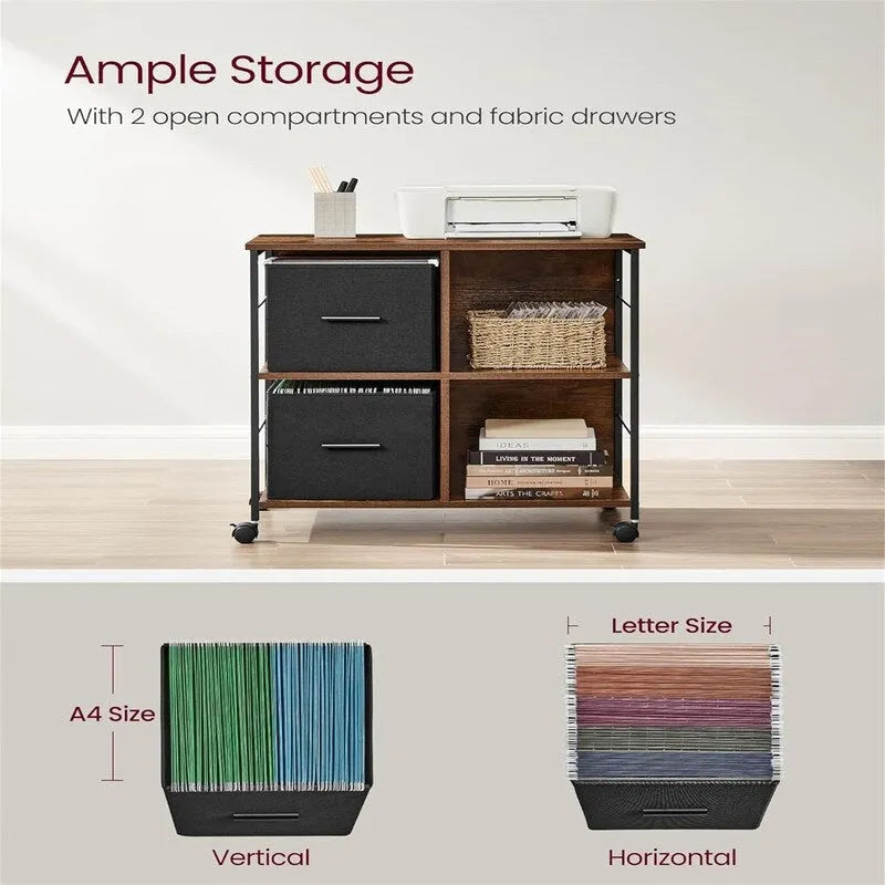 File Cabinet with 2 Drawers