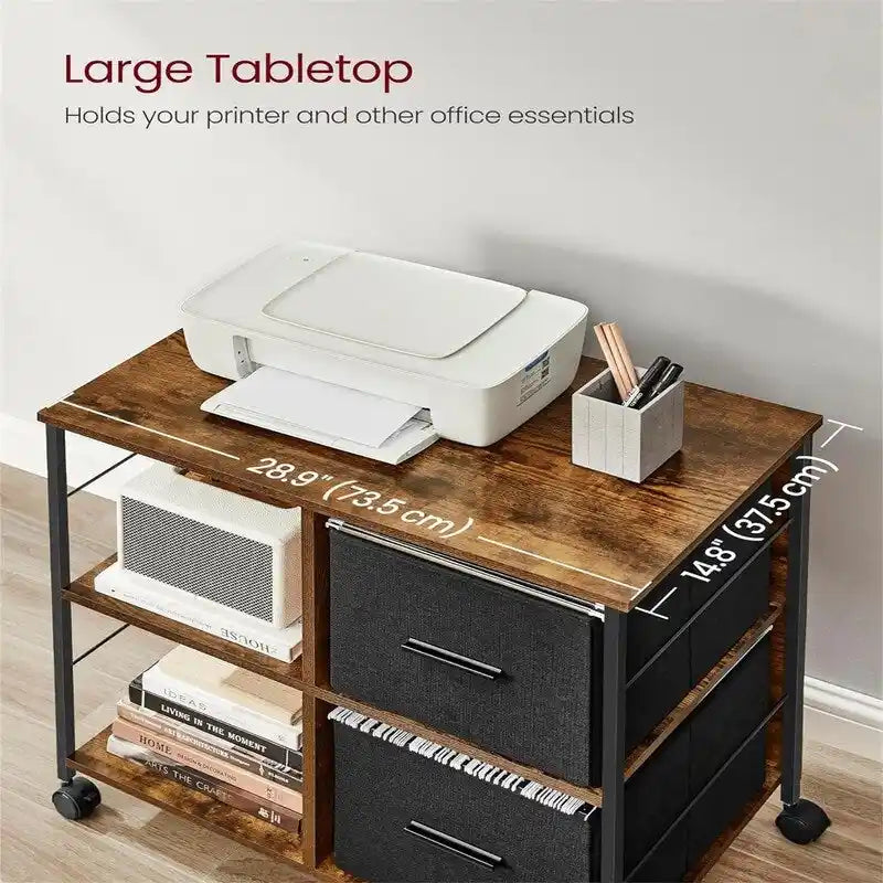 File Cabinet with 2 Drawers