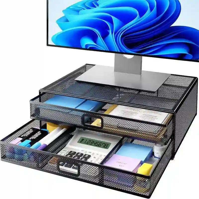 2 Tier Monitor Stand - 15.75D x 12W x 4.61H
