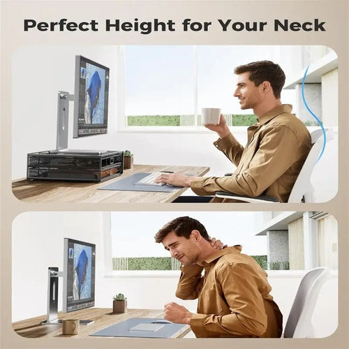 2 Tier Monitor Stand - 15.75D x 12W x 4.61H