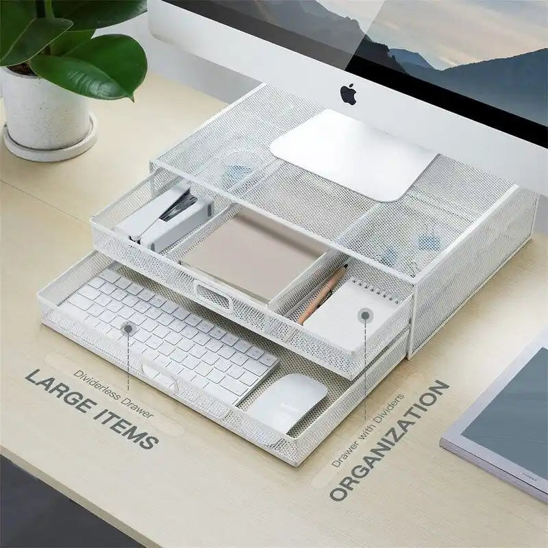 2 Tier Monitor Stand - 15.75D x 12W x 4.61H