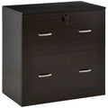 2-Drawer File Cabinet with Lock and Keys, Vertical Storage Filing Cabinet with Hanging Bar for Letter Size, Home Office